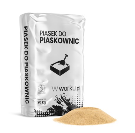 piasek do piaskownicy 20 kg